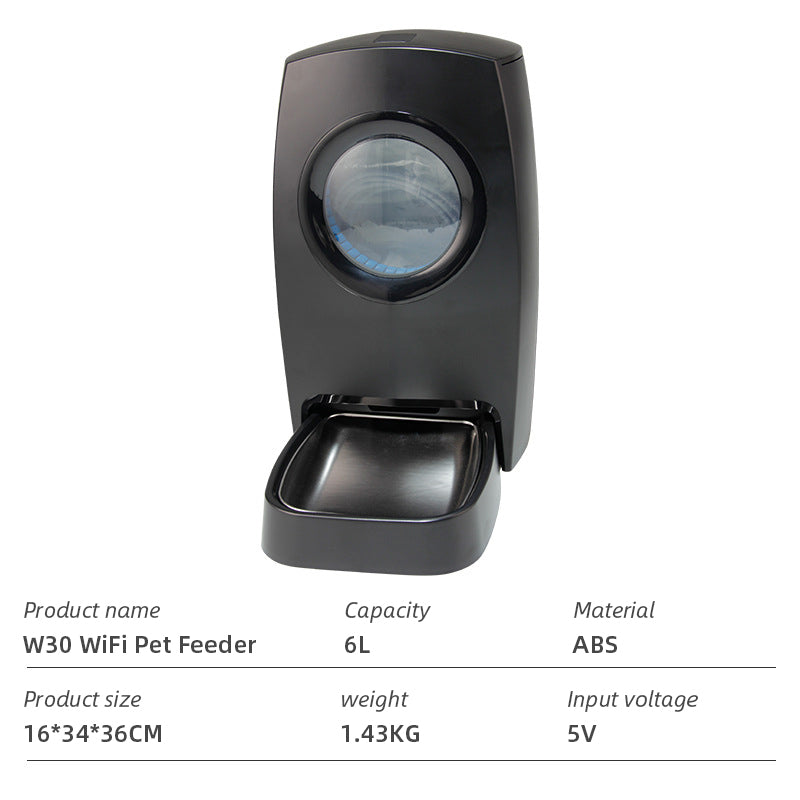 Pet FeeWifi Smart APPder Household use Microchip Dog Automatic Pet Feeder Automatic Pet Feeder