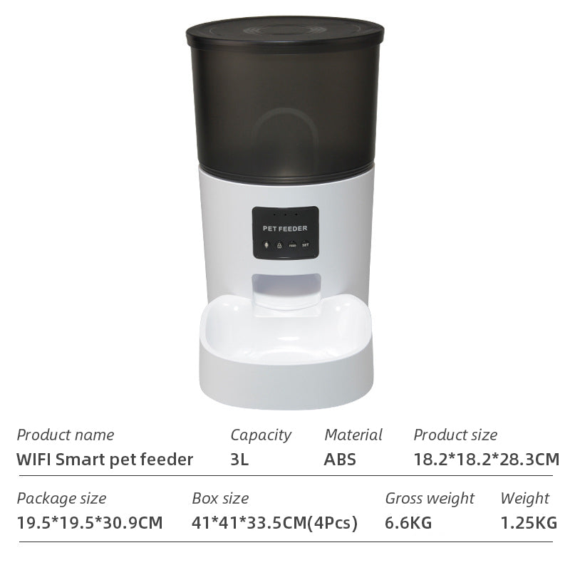 Pet FeeWifi Smart APPder Household use Microchip Dog Automatic Pet Feeder Automatic Pet Feeder