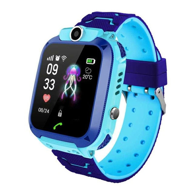 Waterproof Q12 Smart Watch Multifunction Children Digital Wristwatch Baby Watch Phone For IOS Android Kids Toy Gift