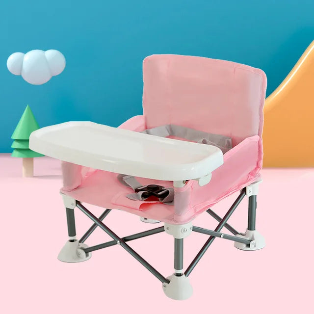 Children's dining chair portable foldable baby