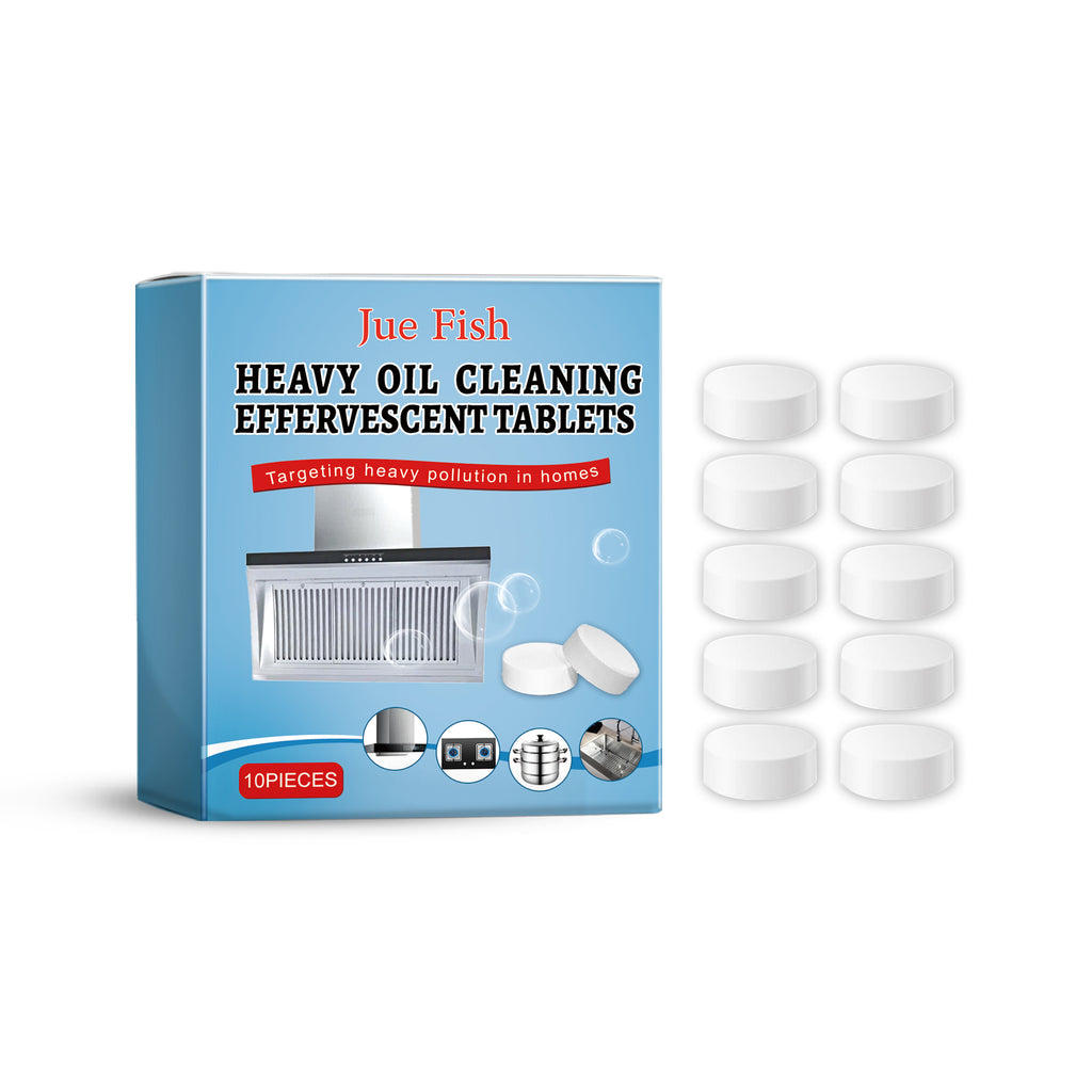 Kitchen Grease Cleaning Tablets, Home Cleaning Kitchen Stove Stains Multi-Functional Oil And Scale Removal