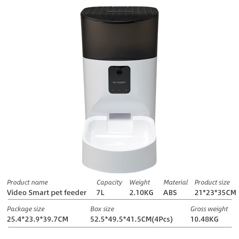 Pet FeeWifi Smart APPder Household use Microchip Dog Automatic Pet Feeder Automatic Pet Feeder