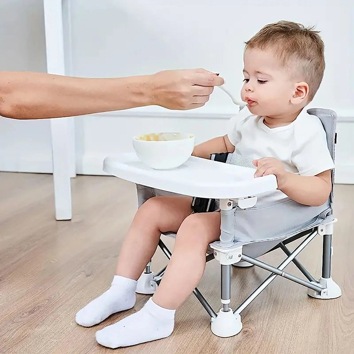 Children's dining chair portable foldable baby