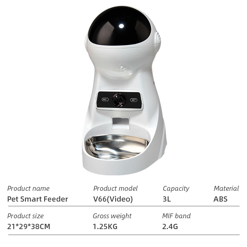 Pet FeeWifi Smart APPder Household use Microchip Dog Automatic Pet Feeder Automatic Pet Feeder