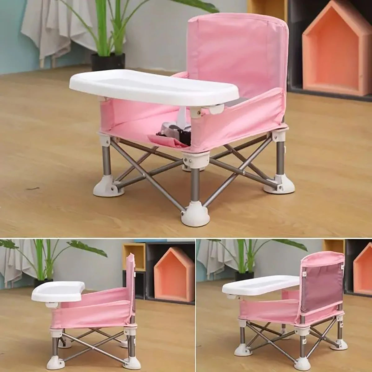 Children's dining chair portable foldable baby