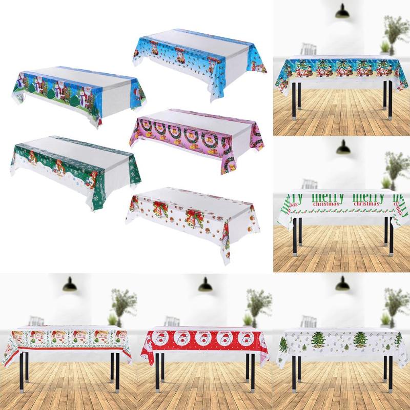 Christmas Tablecloth, Kitchen Dining Table Decorations Rectangular