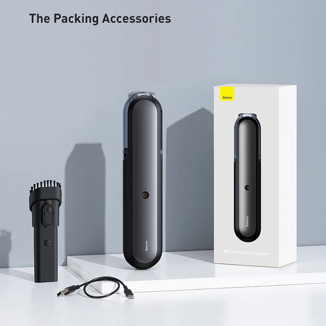 Baseus A1 Car Cleaner 4000Pa Wireless Vacuum For Car or Home Cleaning Portable Handheld Auto Vacuum Cleaner