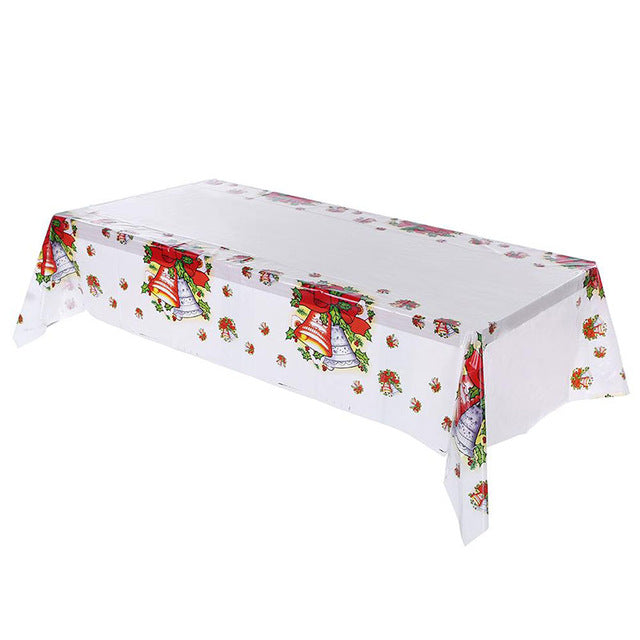 Christmas Tablecloth, Kitchen Dining Table Decorations Rectangular