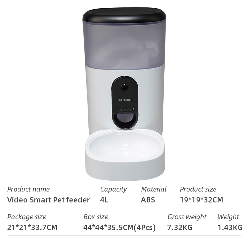 Pet FeeWifi Smart APPder Household use Microchip Dog Automatic Pet Feeder Automatic Pet Feeder