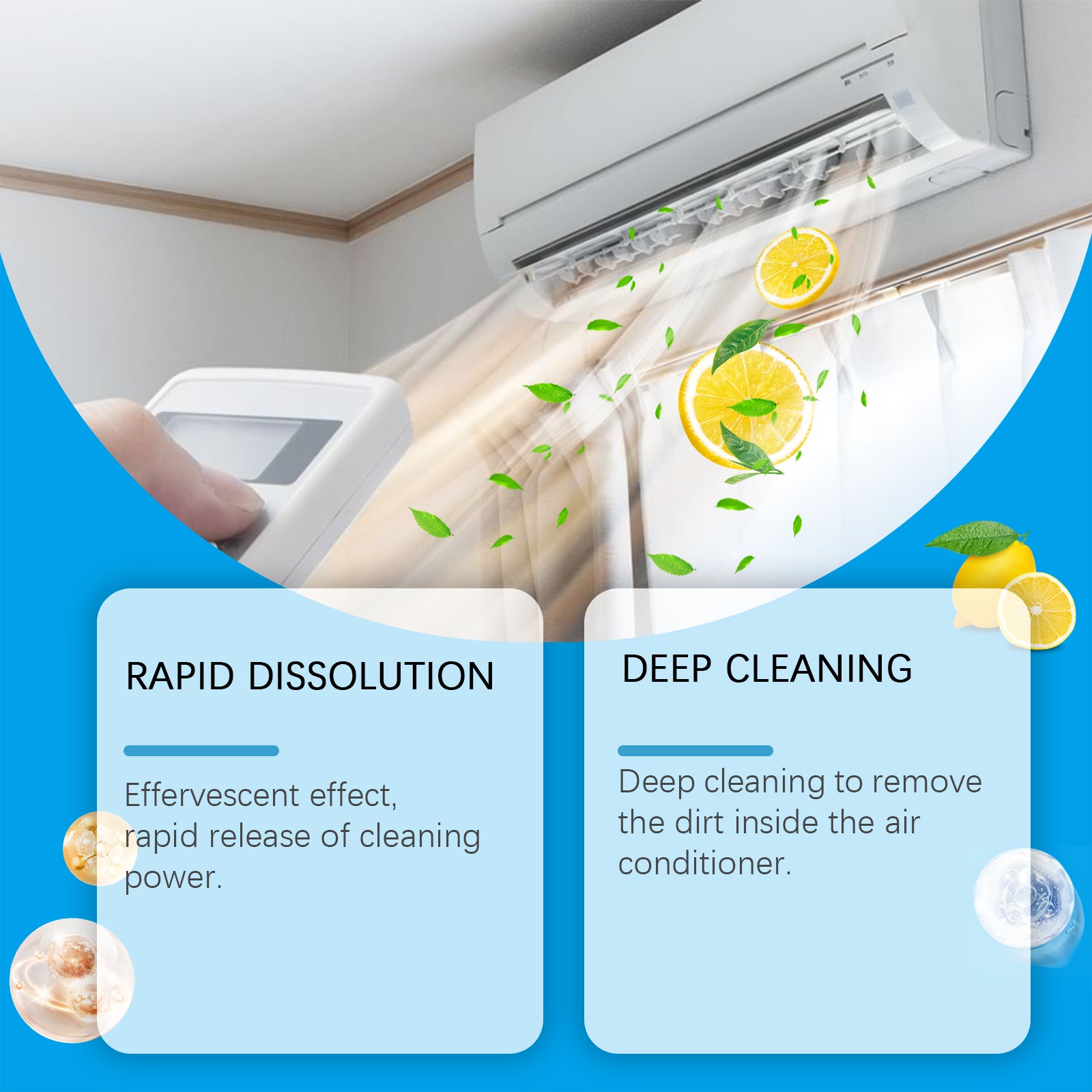 Jakehoe Air Conditioning Cleaning Sheet, Home Air Conditioning Screen Hanging Machine Deep Cleaning Machine To Remove Dust Odor
