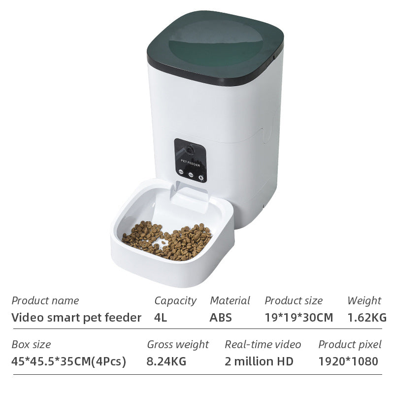 Pet FeeWifi Smart APPder Household use Microchip Dog Automatic Pet Feeder Automatic Pet Feeder