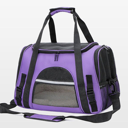 Pet Bag Portable Cat Backpack Simple And Breathable Pet Bag Crossbody Pet Car Bag