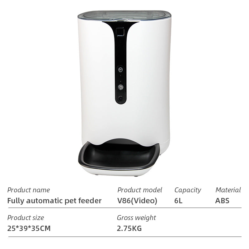 Pet FeeWifi Smart APPder Household use Microchip Dog Automatic Pet Feeder Automatic Pet Feeder