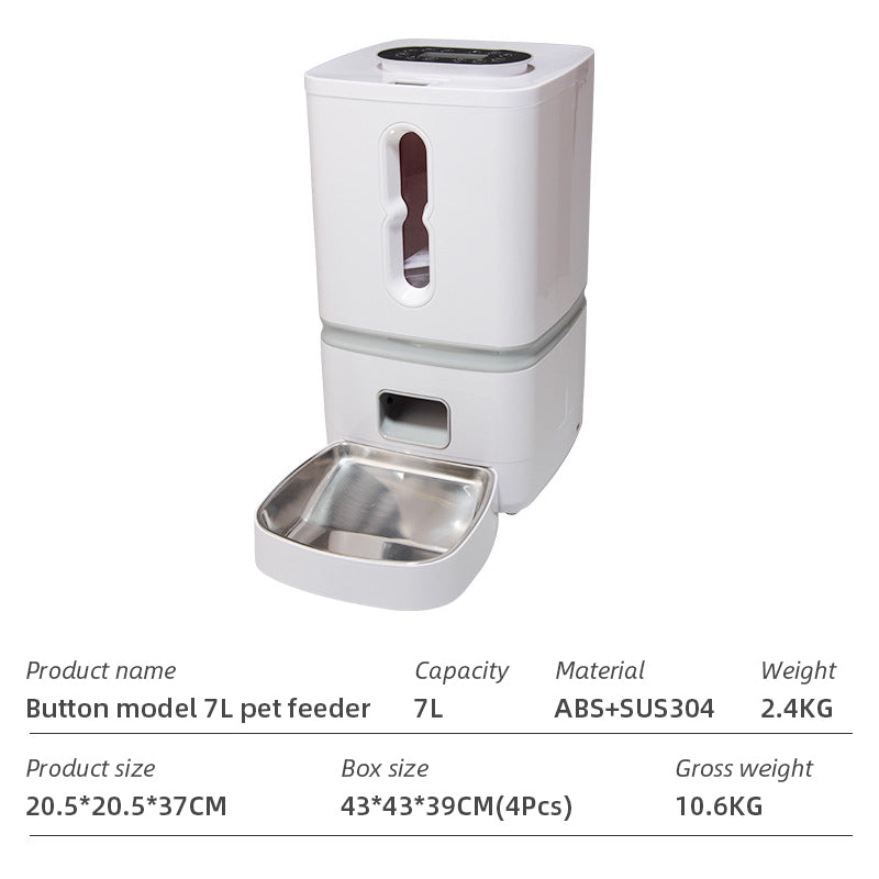 Pet FeeWifi Smart APPder Household use Microchip Dog Automatic Pet Feeder Automatic Pet Feeder