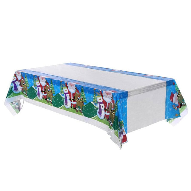 Christmas Tablecloth, Kitchen Dining Table Decorations Rectangular