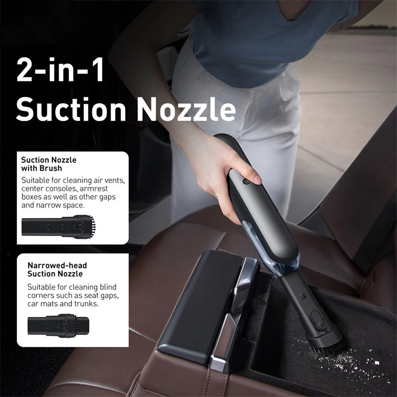 Baseus A1 Car Cleaner 4000Pa Wireless Vacuum For Car or Home Cleaning Portable Handheld Auto Vacuum Cleaner