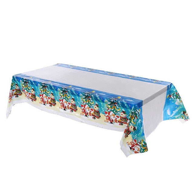 Christmas Tablecloth, Kitchen Dining Table Decorations Rectangular