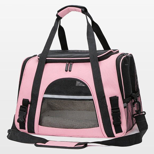 Pet Bag Portable Cat Backpack Simple And Breathable Pet Bag Crossbody Pet Car Bag