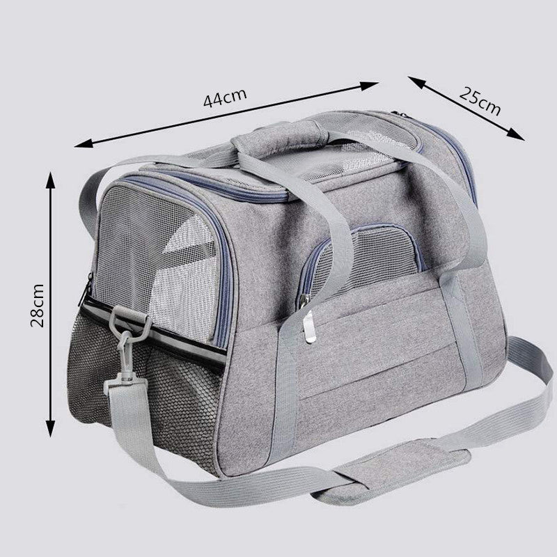 Pet Bag Portable Cat Backpack Simple And Breathable Pet Bag Crossbody Pet Car Bag