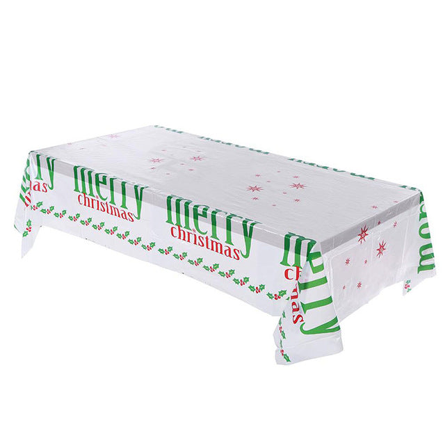 Christmas Tablecloth, Kitchen Dining Table Decorations Rectangular