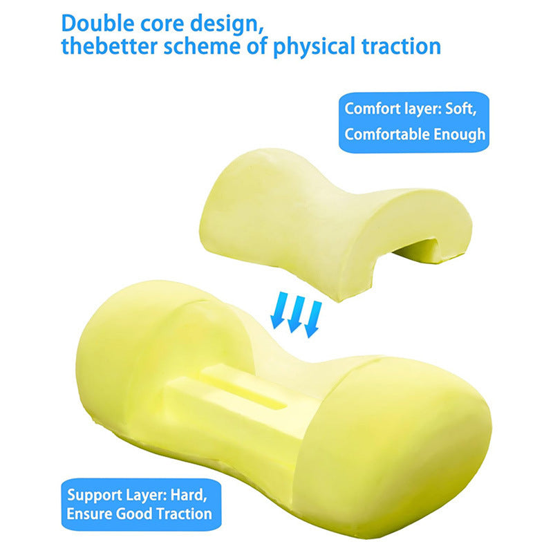 Cervical Pillow Reverse Bow Traction Pillow Memory Cotton