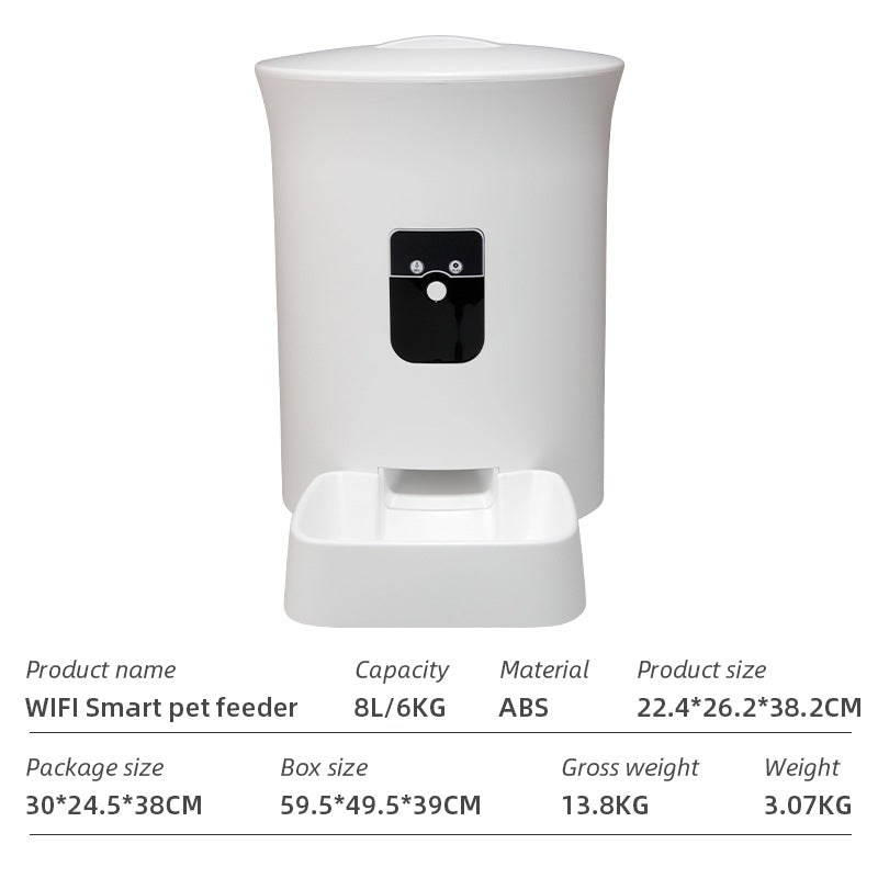 Pet FeeWifi Smart APPder Household use Microchip Dog Automatic Pet Feeder Automatic Pet Feeder