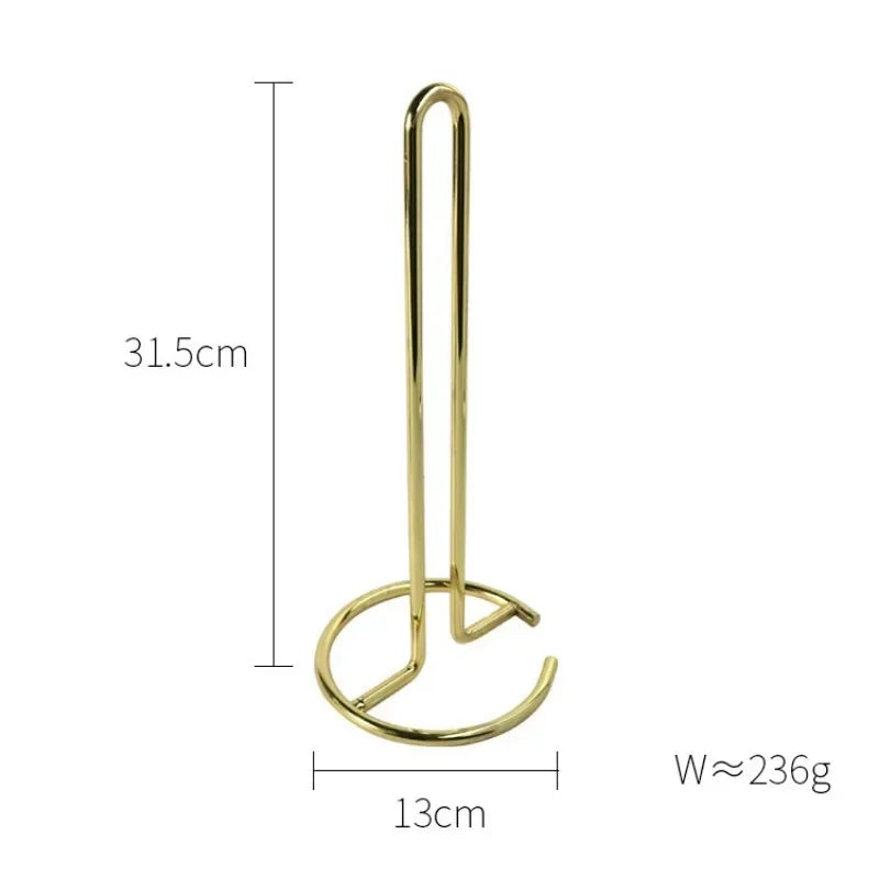 Stainless Steel Kitchen Roll Paper Towel Holder Bathroom Tissue