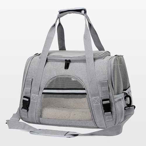 Pet Bag Portable Cat Backpack Simple And Breathable Pet Bag Crossbody Pet Car Bag