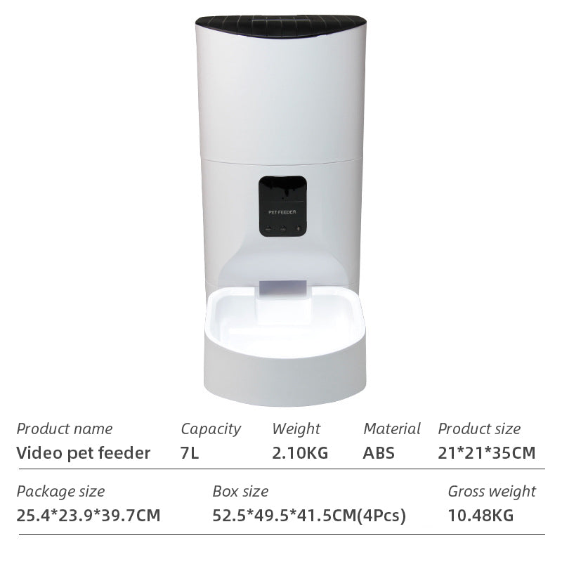 Pet FeeWifi Smart APPder Household use Microchip Dog Automatic Pet Feeder Automatic Pet Feeder